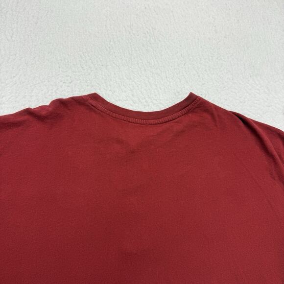 RedHead Shirt Mens XL Red Henley Long Sleeve Cotton Outdoors Hiking - Picture 10 of 10